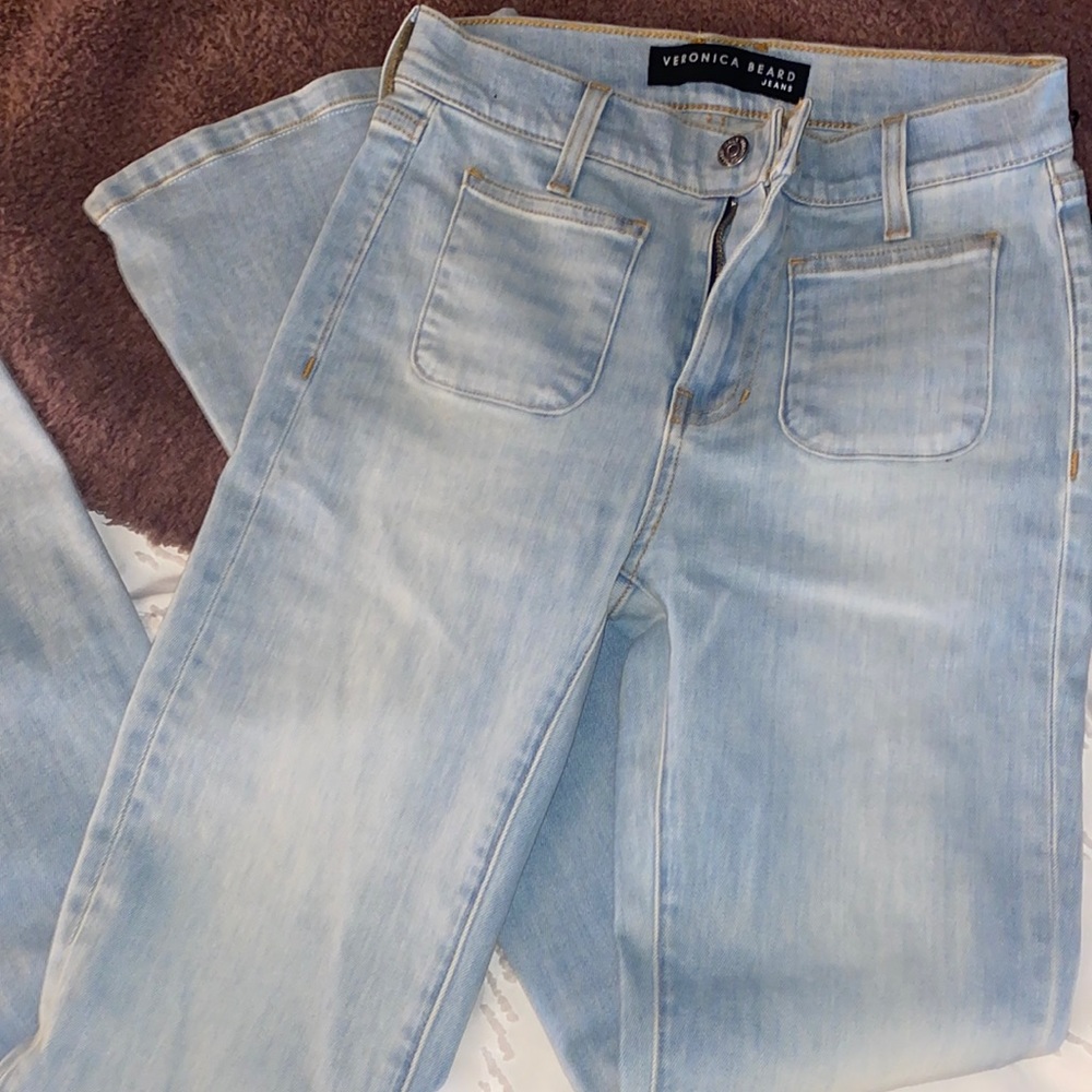 Veronica Beard Florence High-Rise skinny Flare Jeans